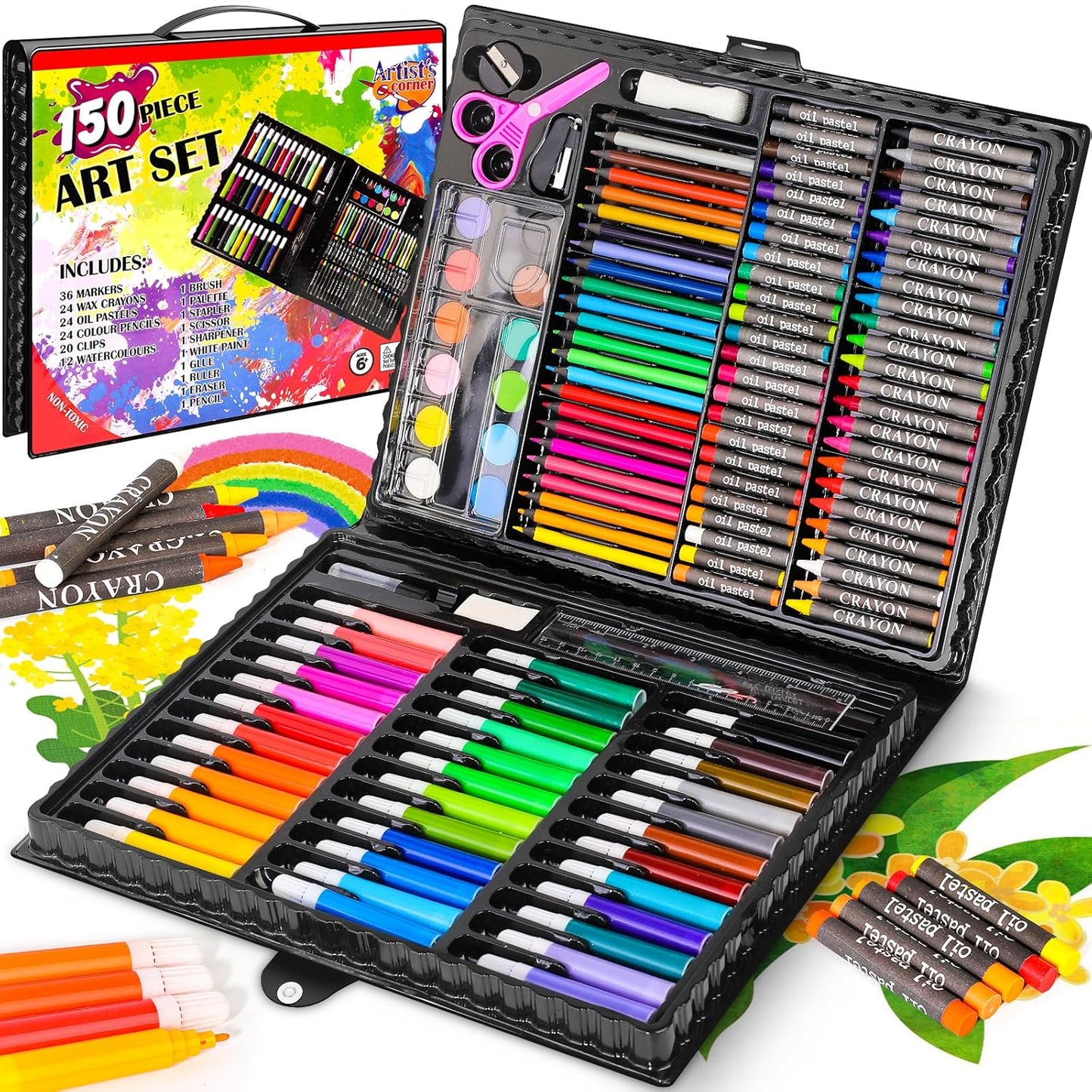 Pack Art Set Drawing Supplies Painting Art Kits 150 pièces