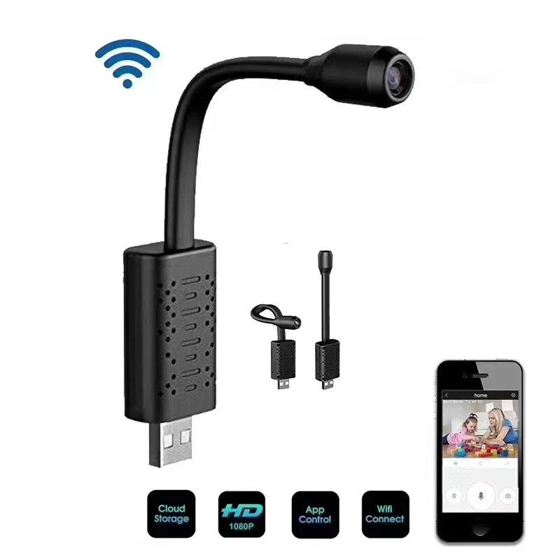 Mini caméra vidéo WIFi USB HD Wifi pour sécurité à domicile