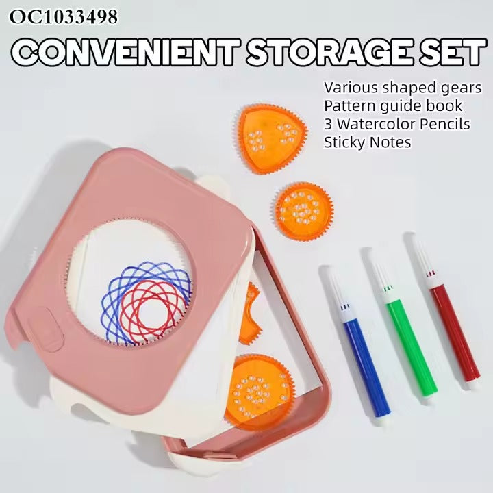 Le coffret a dessin spirographe