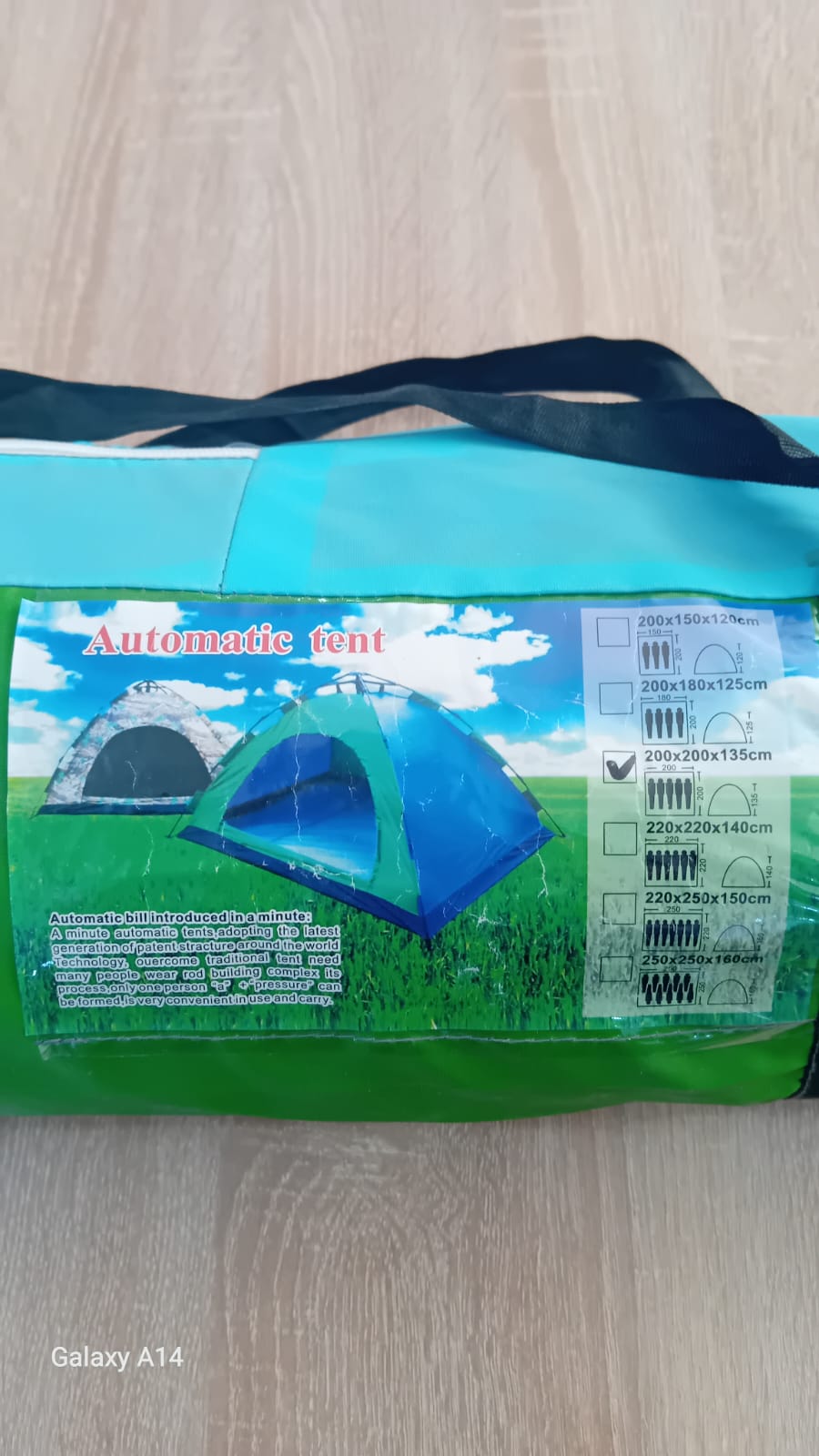 Tente Automatique 6 Places