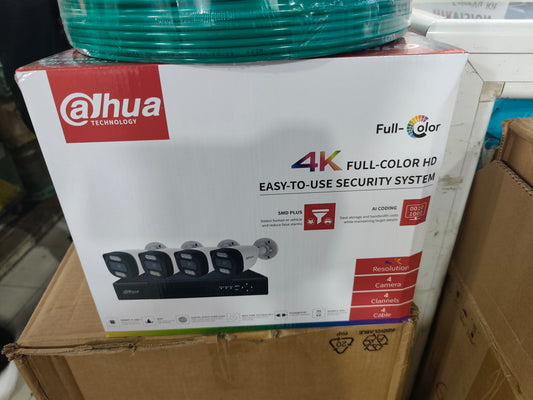 Pack Vidéosurveillance Dahua Color View 5M de 4 micro intègres copie