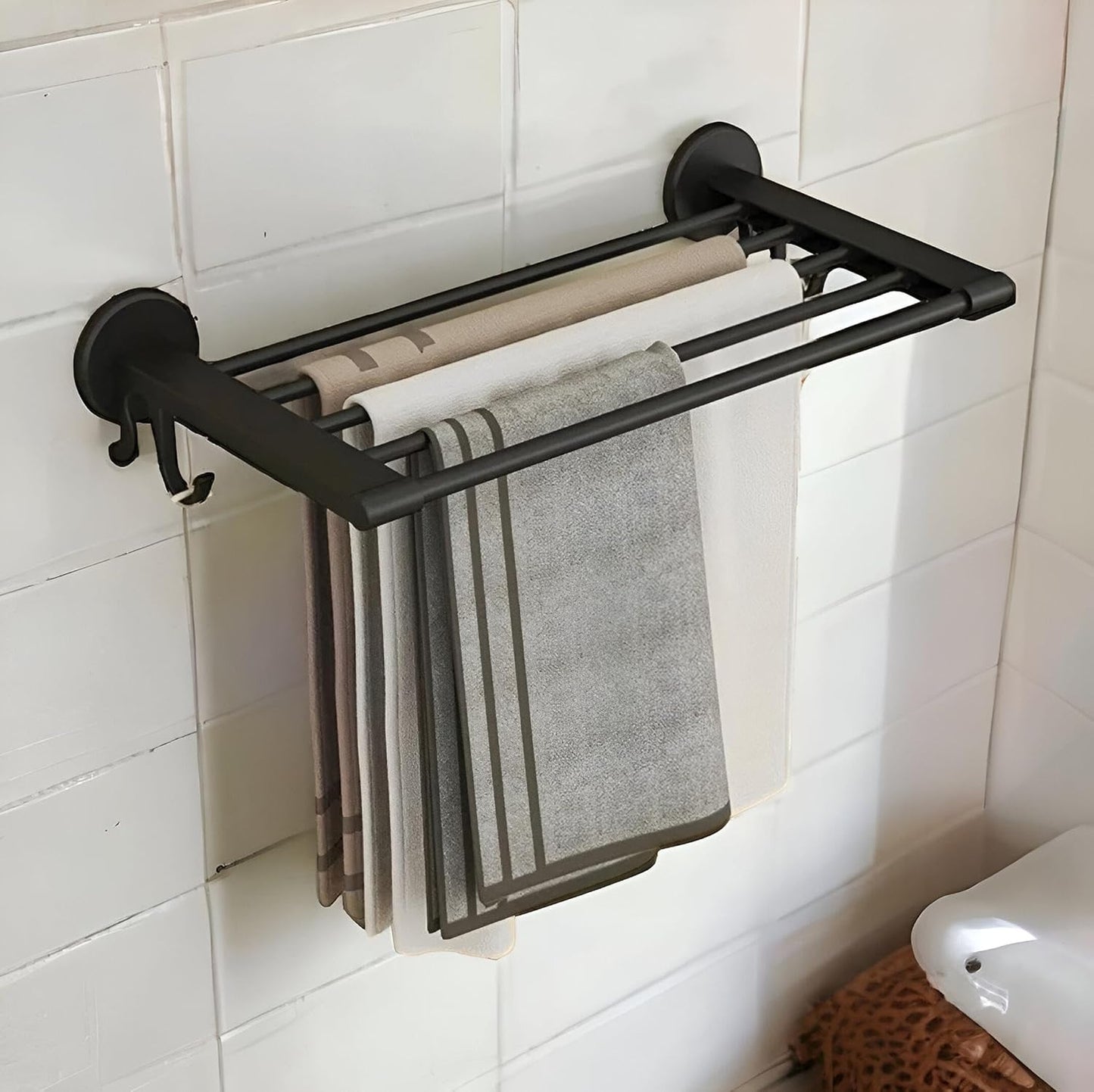 Porte-serviettes multifonction simple
