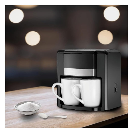 Cafetière électrique avec 2 tasses