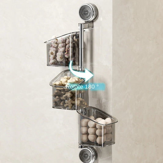 Organisateur rotatif à ventouse