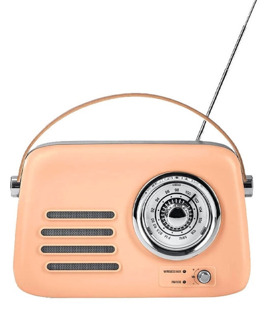 Radio Portable Nostalgie Avec Bluetooth , lecteur usb