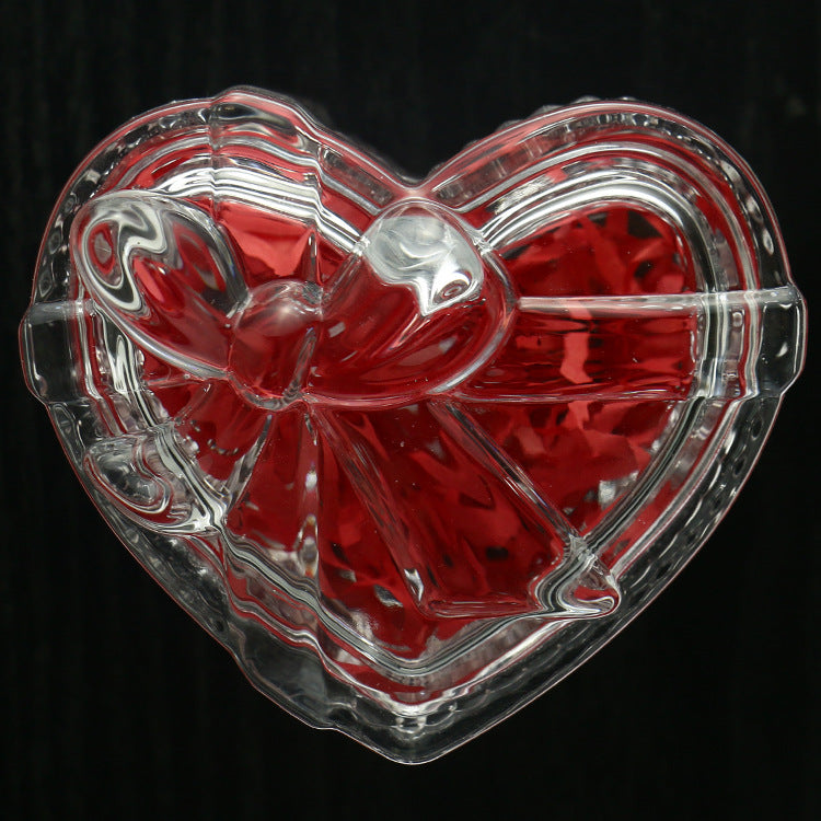 pack de 6 Boîte de rangement en verre