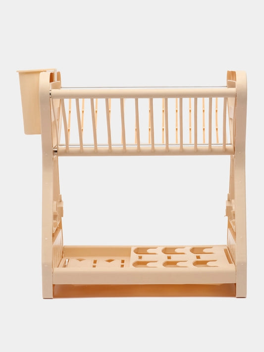 Sèche-vaisselle à deux étages avec plateau