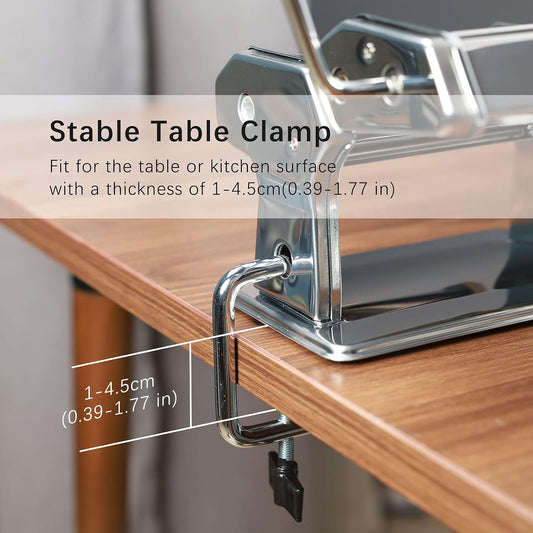 Machine à pâtes manuelle en acier inoxydable 8-23-14