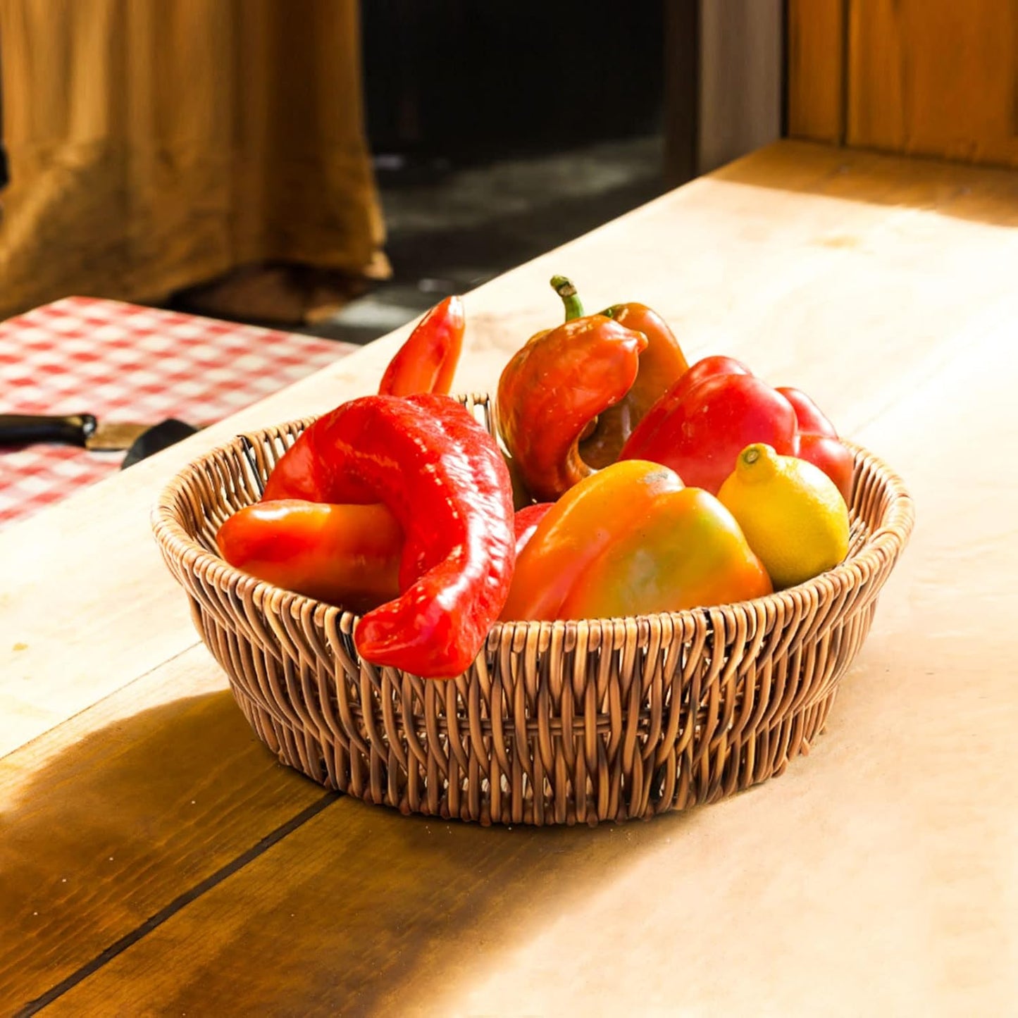 Panier de rangement beige ou marron 8-21-6