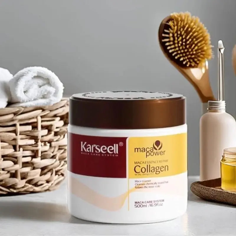 💆‍♀️ Masque Capillaire au Collagène Naturel & à la Kératine – 500ml