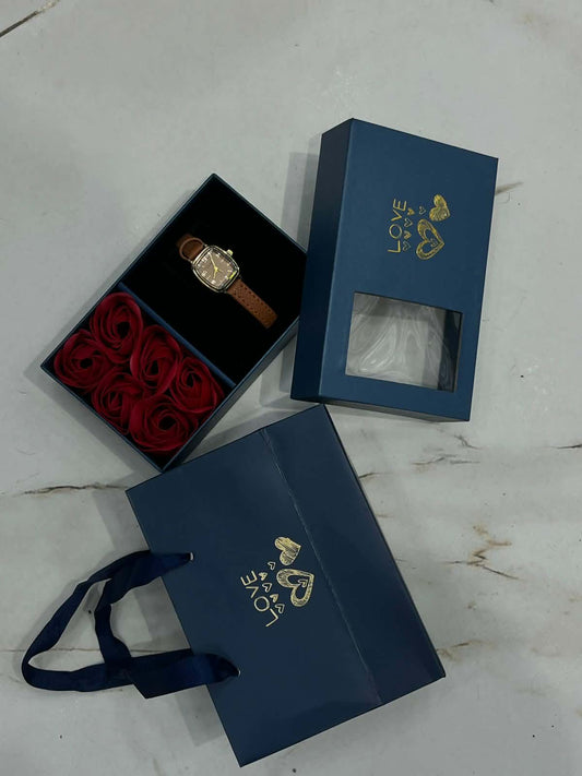 Montre femme avec coffret