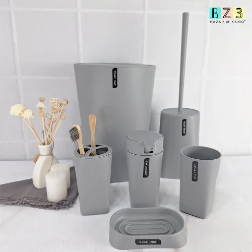 Ensemble accessoires salle de bain 6 pcs 8-40-1