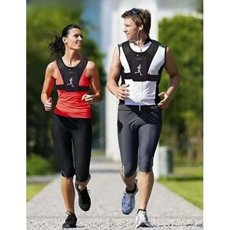Gilet De Course Respirant Avec Poche De Téléphone Ajustable Unisexe