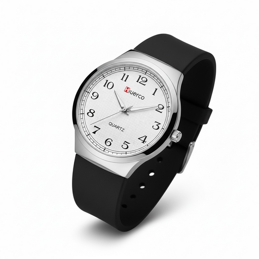 Montre homme chiffre date silicone