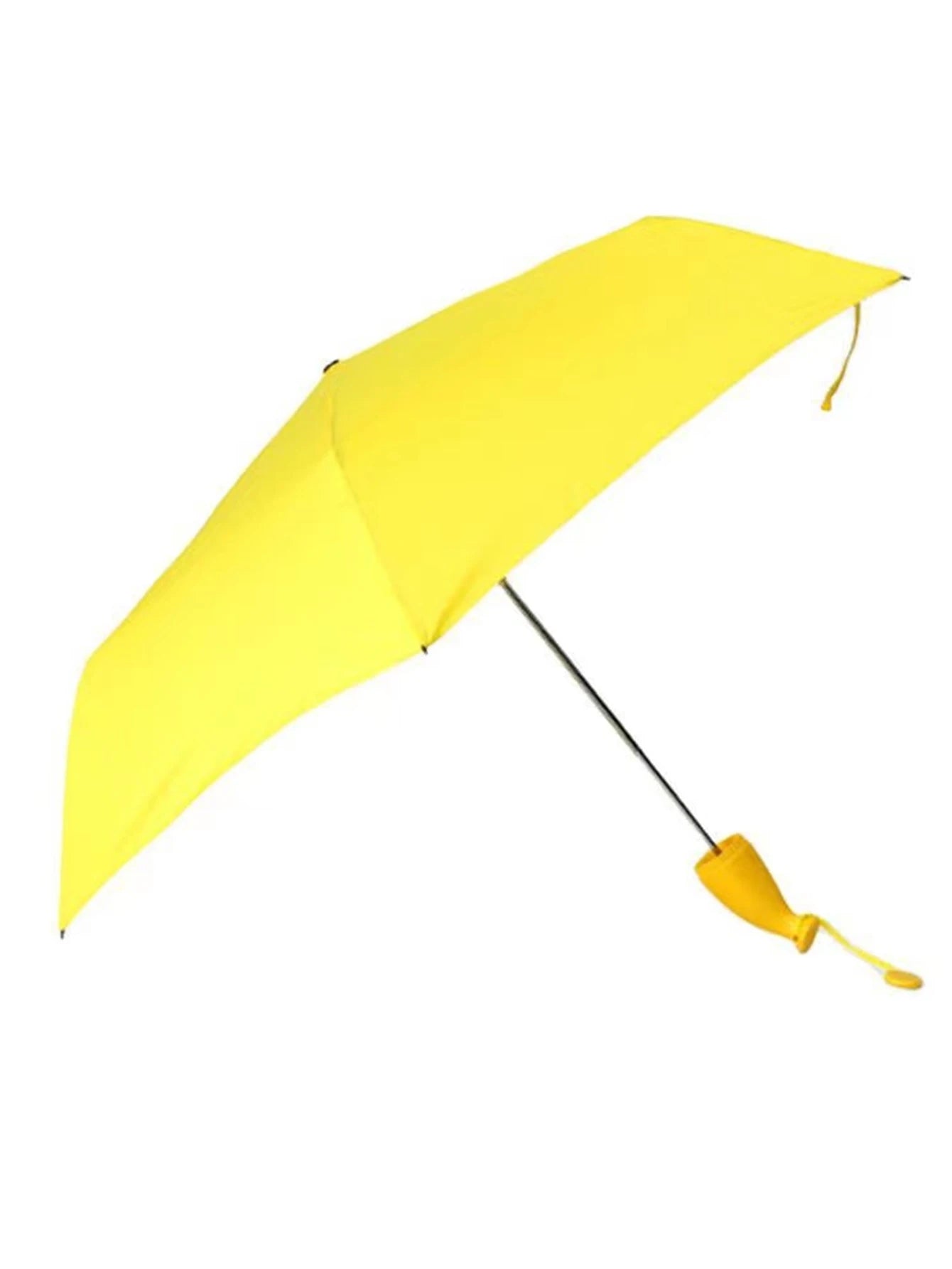 Fashion Mini Banana Umbrella Creative Fruit Parasol Rainy Folding
