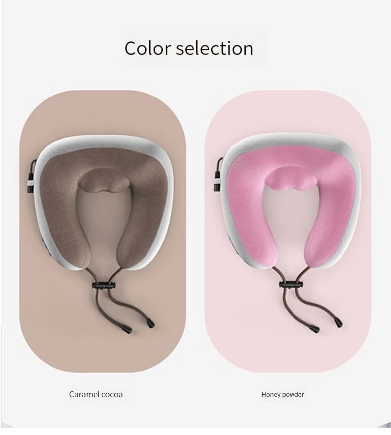 Coussin de Massage Cervical Électrique USB – Forme U