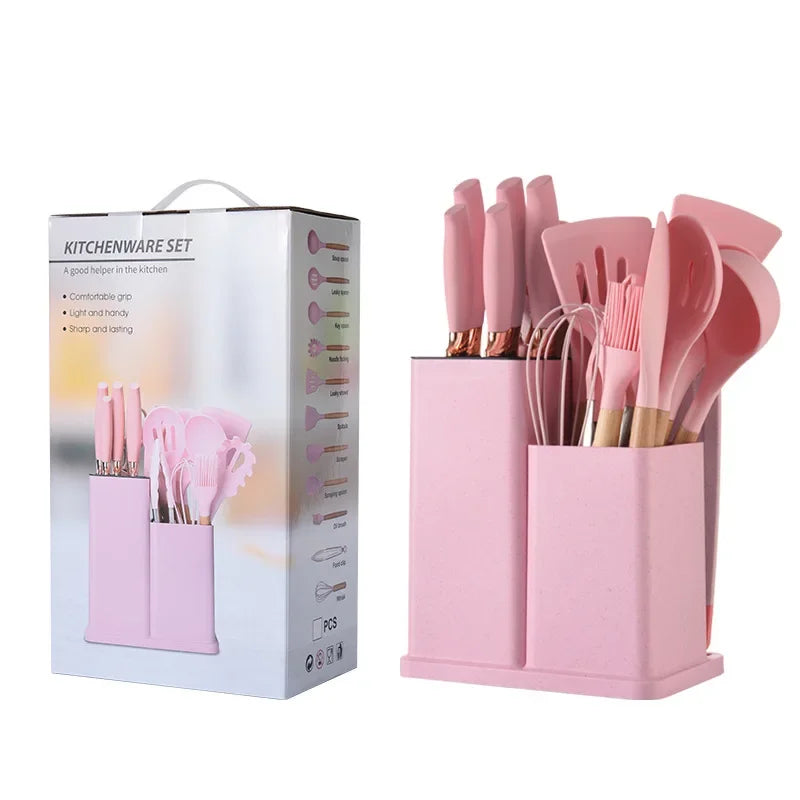 19 Pieces Commodity Silicone Kitchenware Set