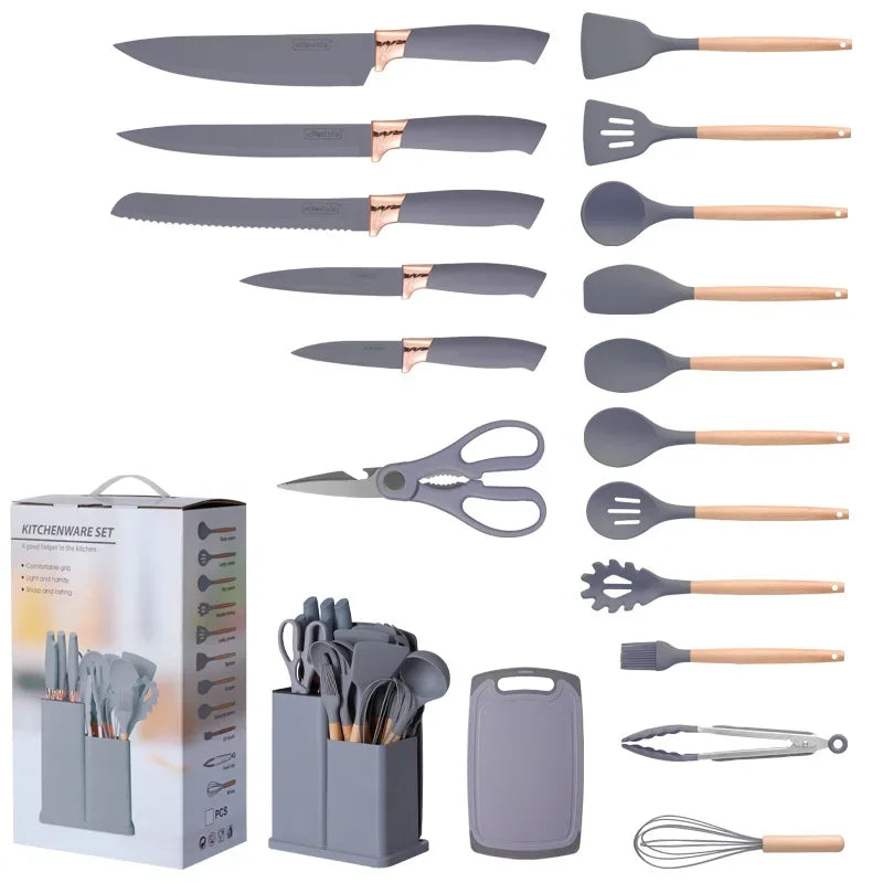 19 Pieces Commodity Silicone Kitchenware Set
