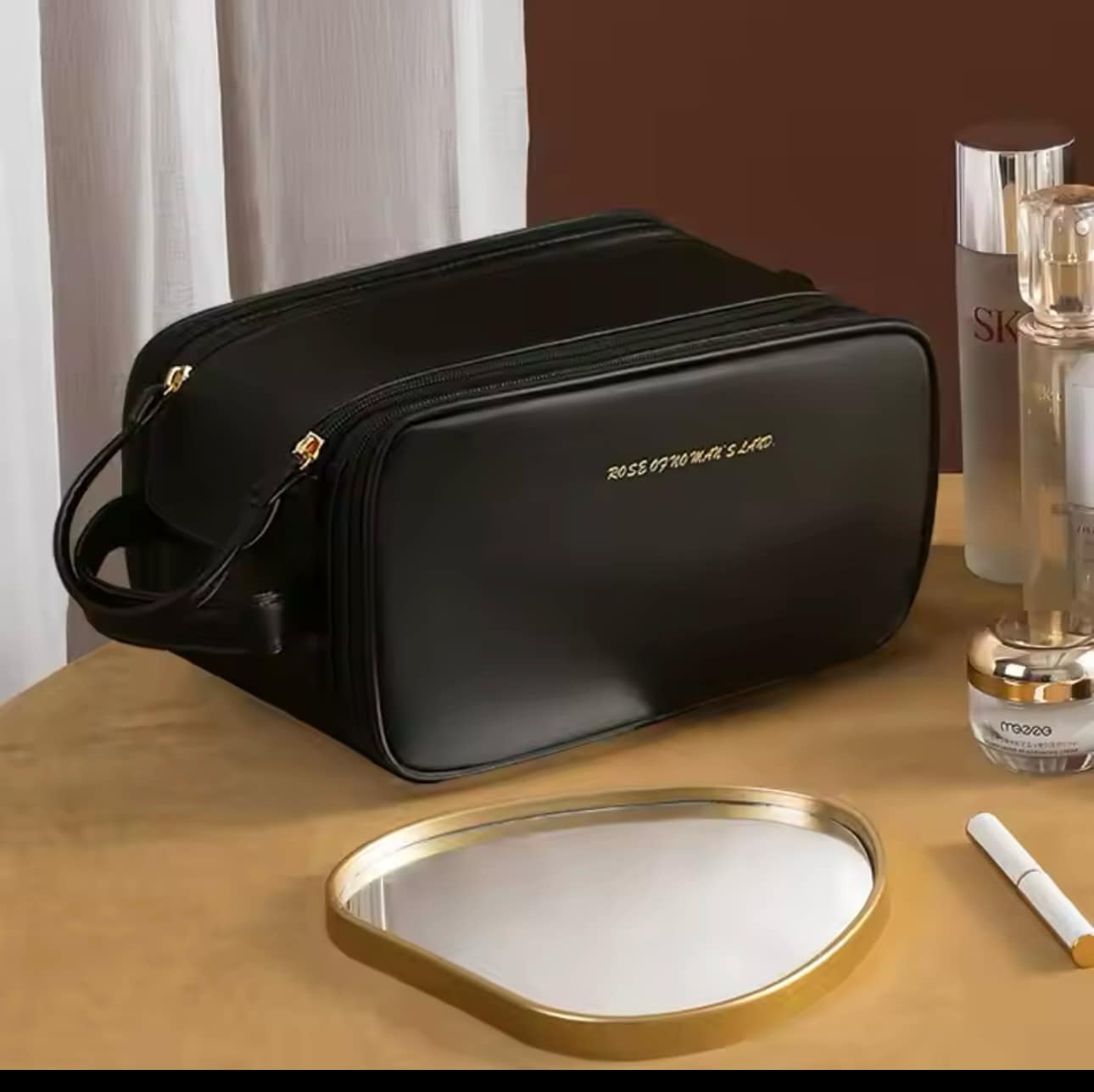 Sac de maquillage Portable de grande capacité -Sac à cosmétiques