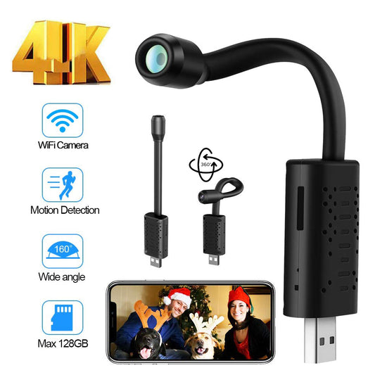 Mini caméra vidéo WIFi USB HD Wifi pour sécurité à domicile