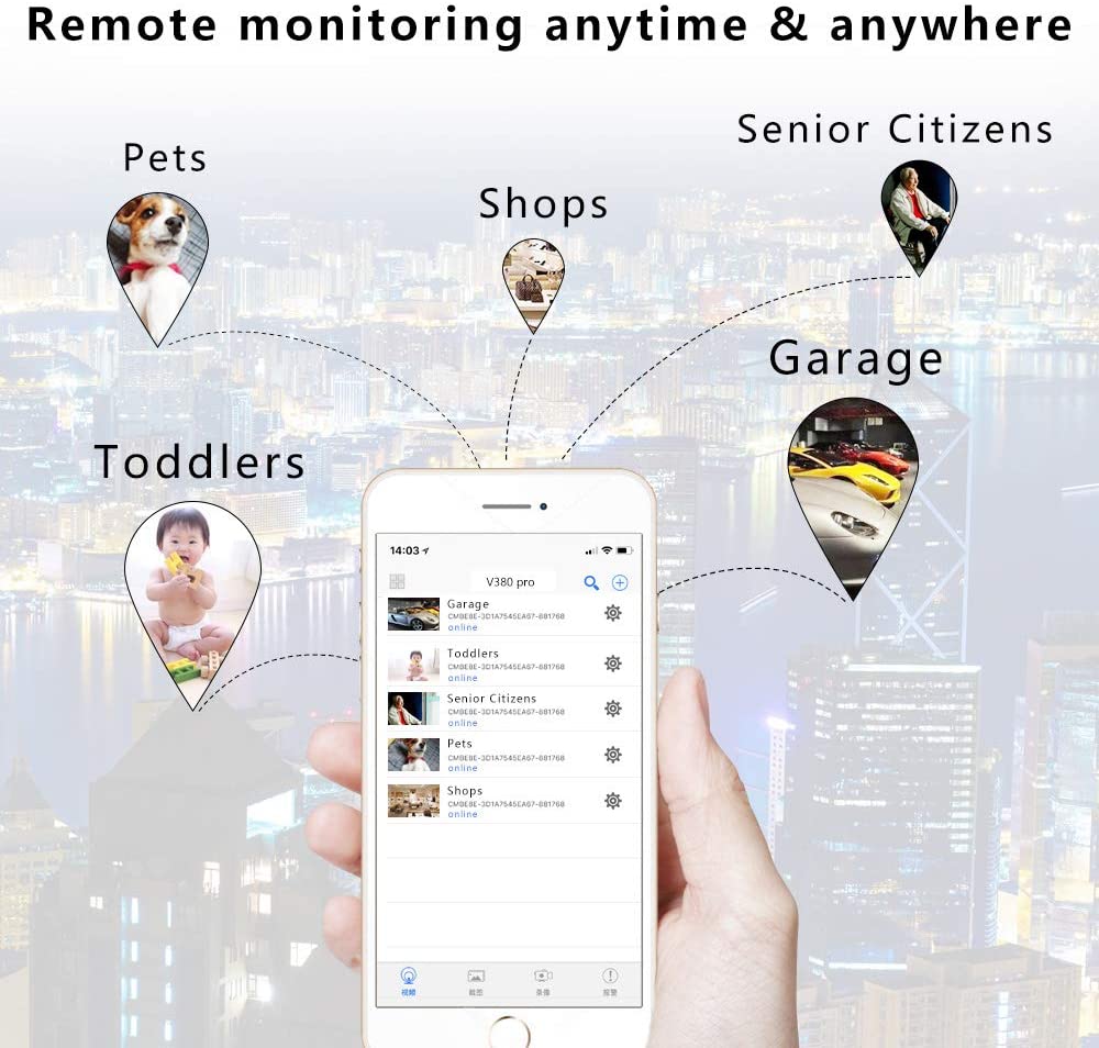 Mini caméra vidéo WIFi USB HD Wifi pour sécurité à domicile