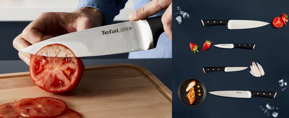 Set de 4 Couteaux Tefal Ice Force – Acier Inoxydable