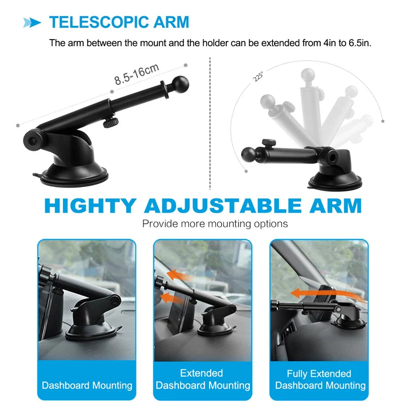 Support magnétique pour téléphone portable, ventouse pour tableau de bord de voiture