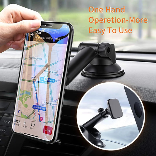 Support magnétique pour téléphone portable, ventouse pour tableau de bord de voiture