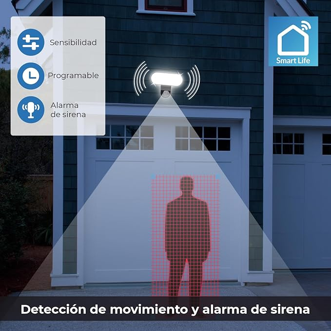 Security Camera 3MP with Projector 10W and PIR Detector