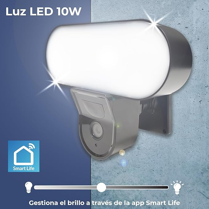 Security Camera 3MP with Projector 10W and PIR Detector