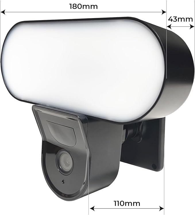 Security Camera 3MP with Projector 10W and PIR Detector