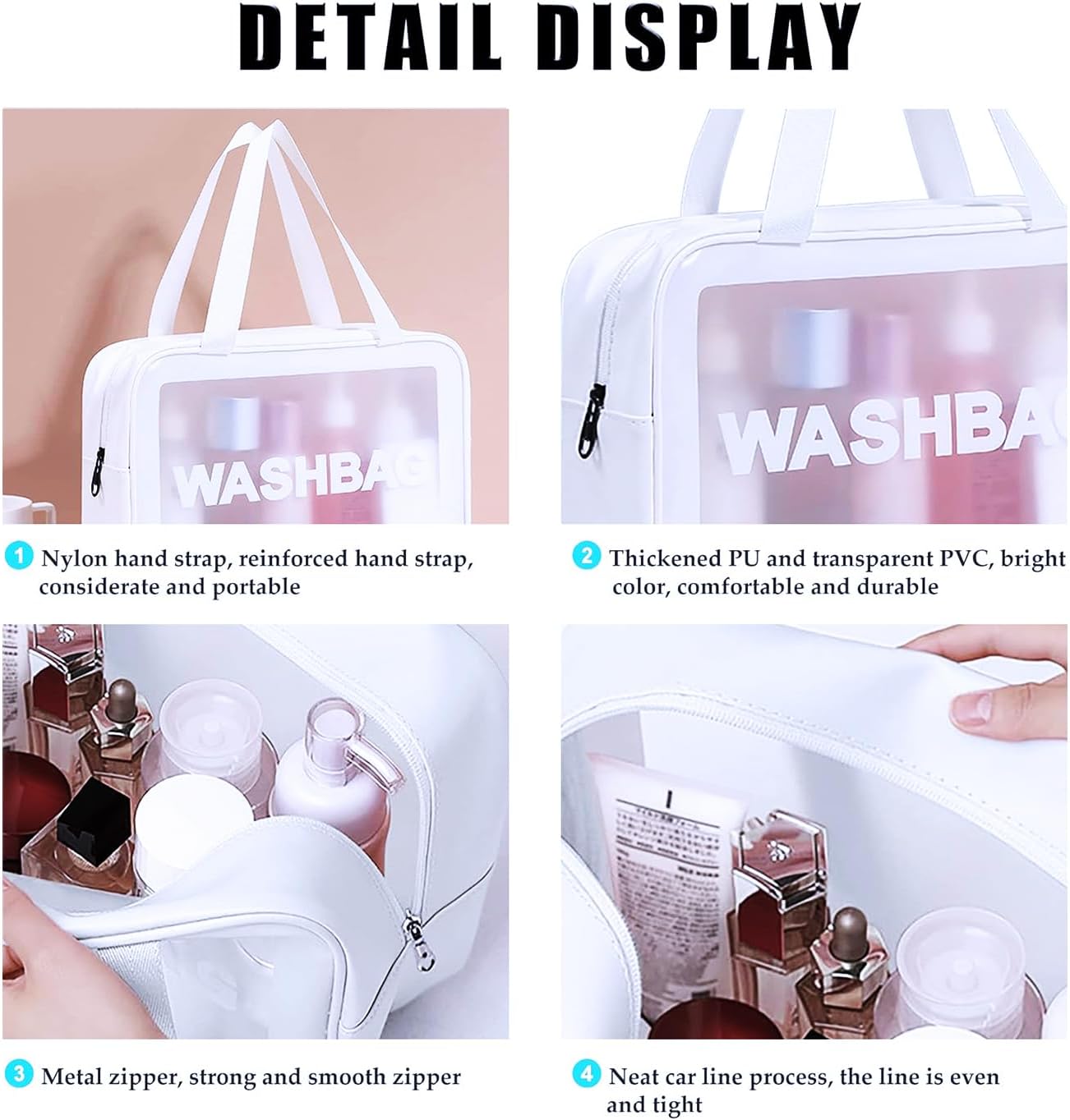 Ensemble de 3 Sacs à Cosmétiques