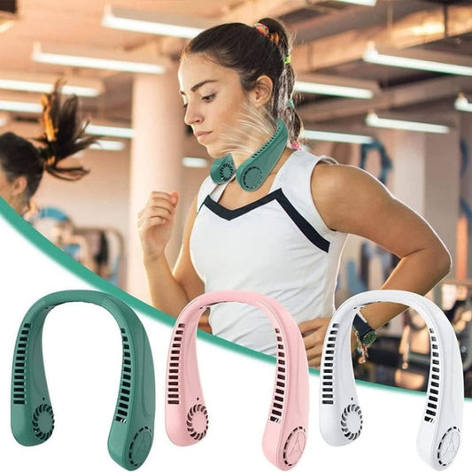 Ventilateur De Cou Sans Fil Rechargeable Par USB Silencieux