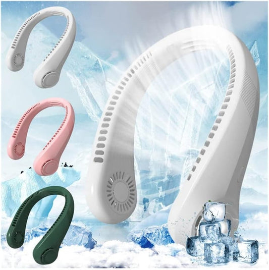 Ventilateur De Cou Sans Fil Rechargeable Par USB Silencieux