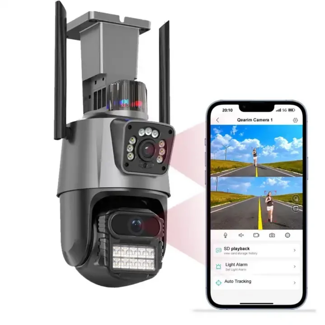 Caméra WiFi iCSee 6MP – Double Objectif Pan Tilt