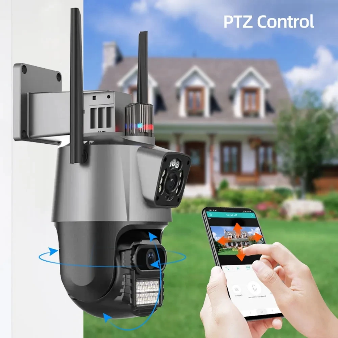 Caméra WiFi iCSee 6MP – Double Objectif Pan Tilt
