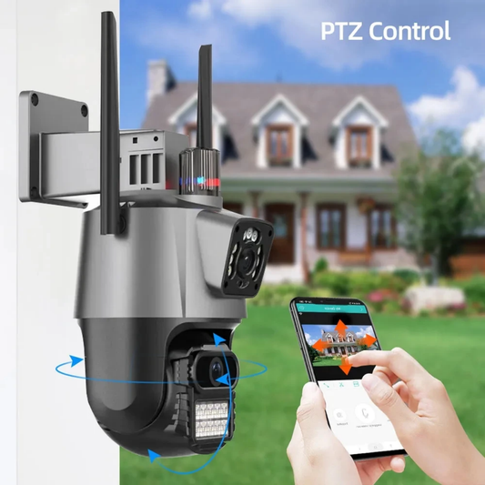 Caméra WiFi iCSee 6MP – Double Objectif Pan Tilt