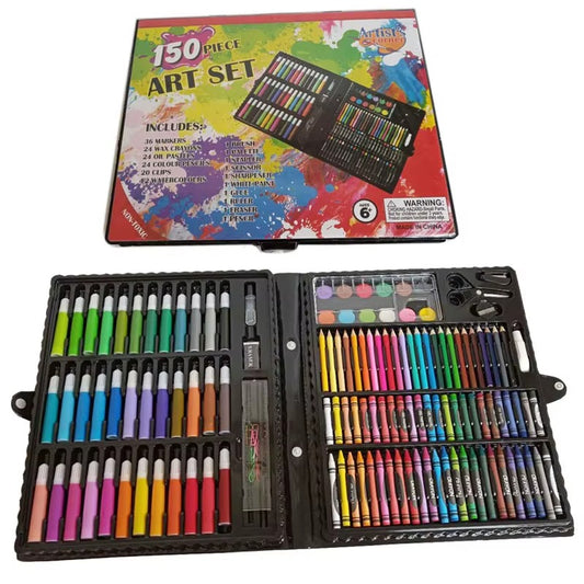 Coffret d'art à colorier pour enfants 150 pièces
