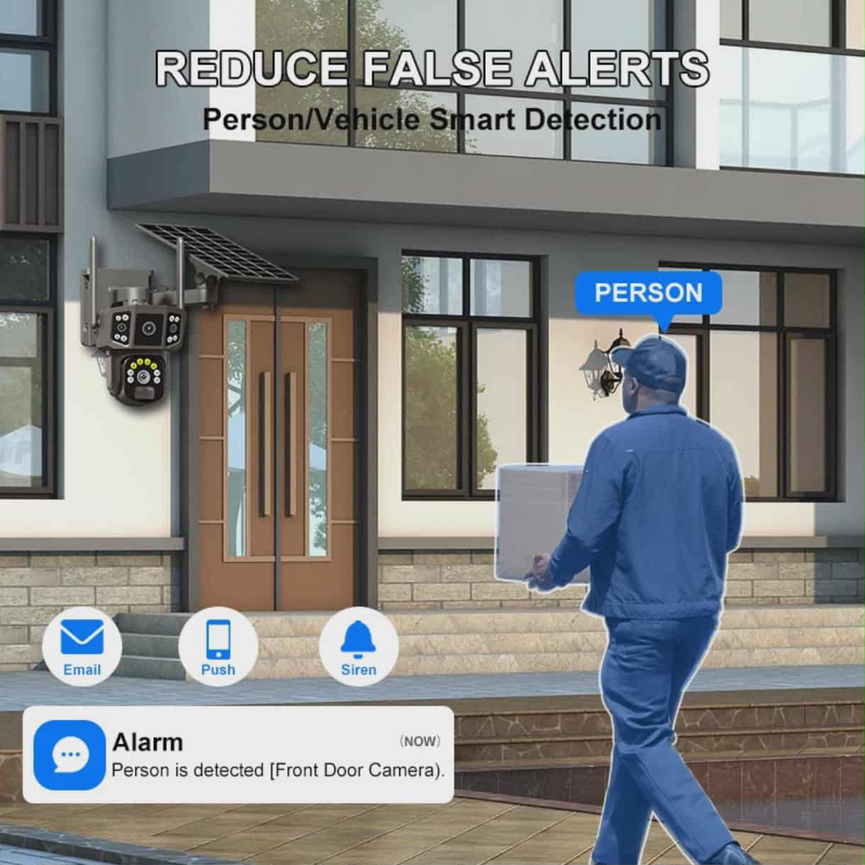 Camera Hikvsion 4G solaire Double Camera 4+4MP Zoom X10