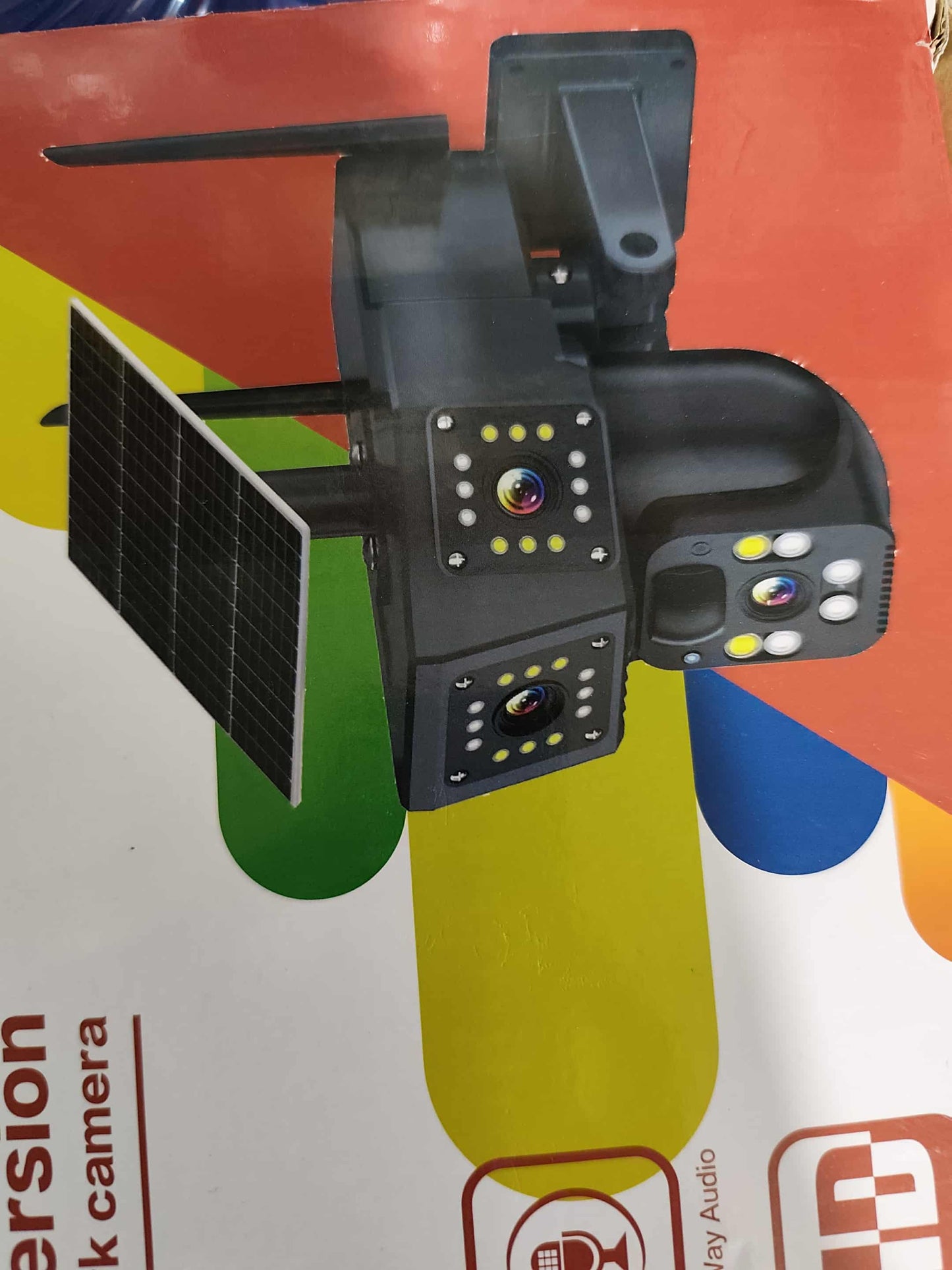 Camera Hikvsion 4G solaire Double Camera 4+4MP Zoom X10