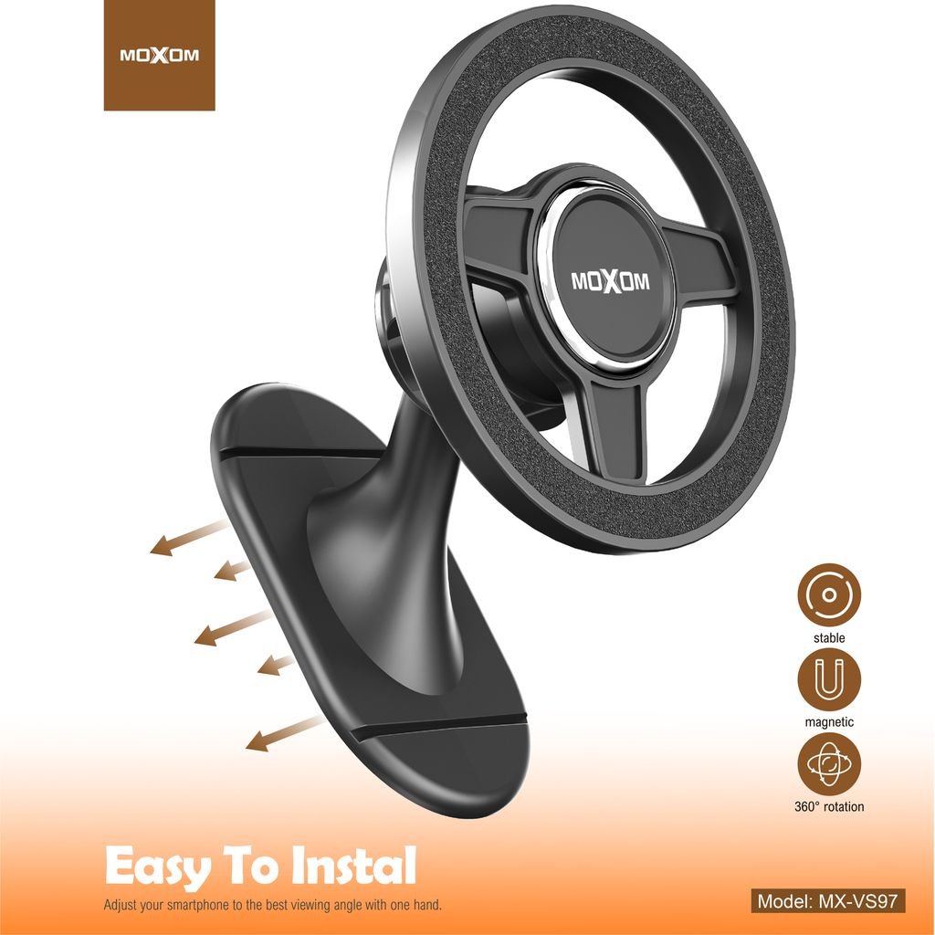 Support de téléphone de voiture magnétique MOXOM MX-VS97
