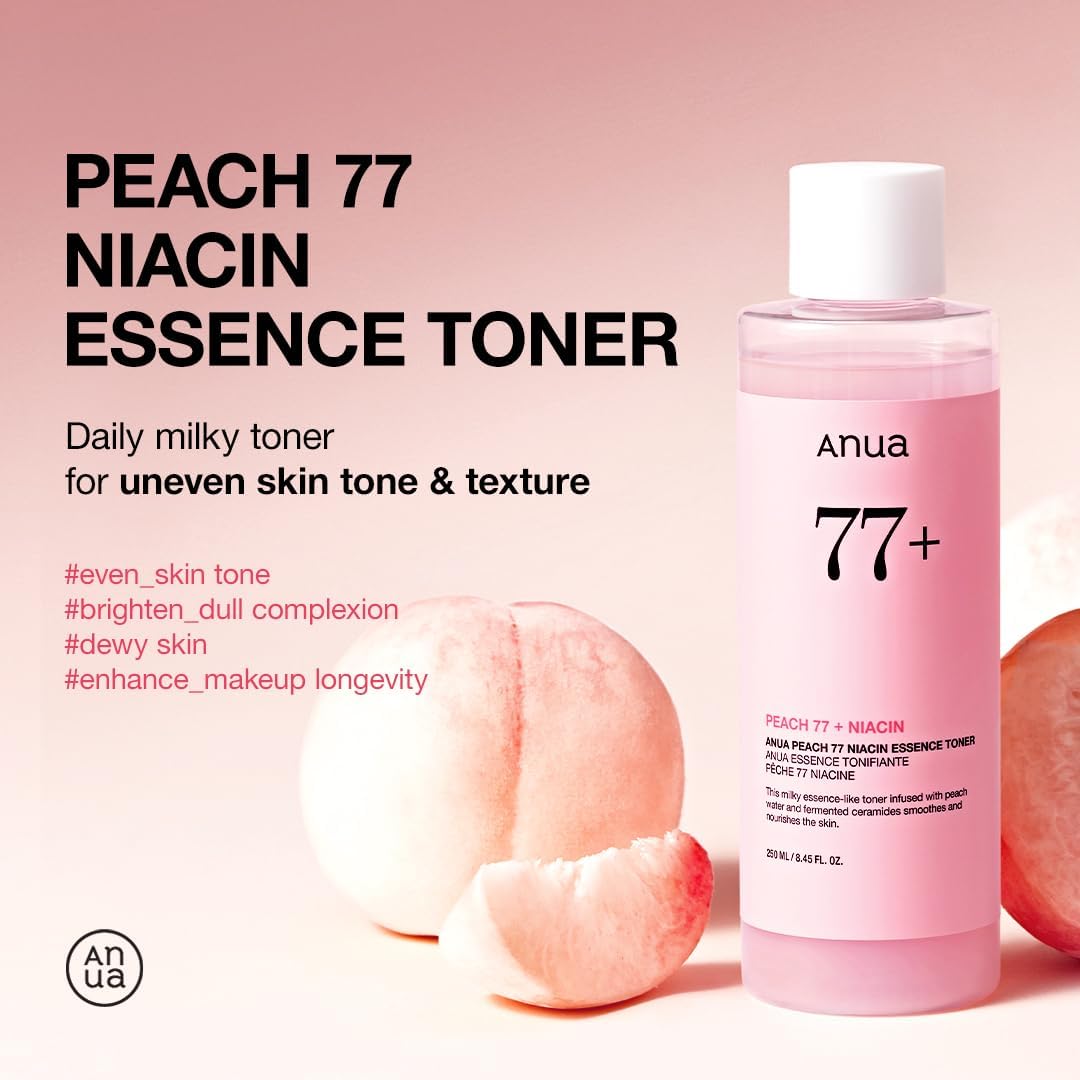 ✨ ANUA - Peach 77 Niacin Essence Toner