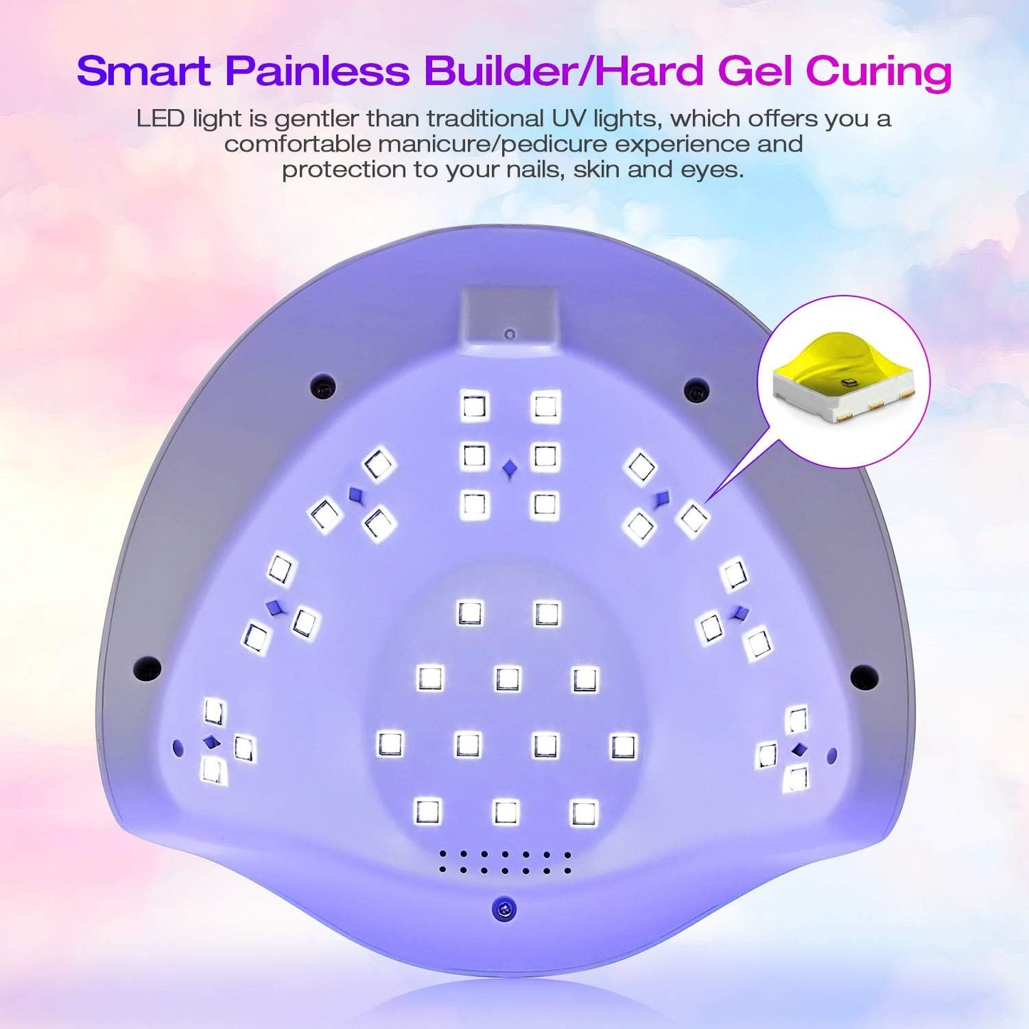 Kit lampe à ongles LED 54W