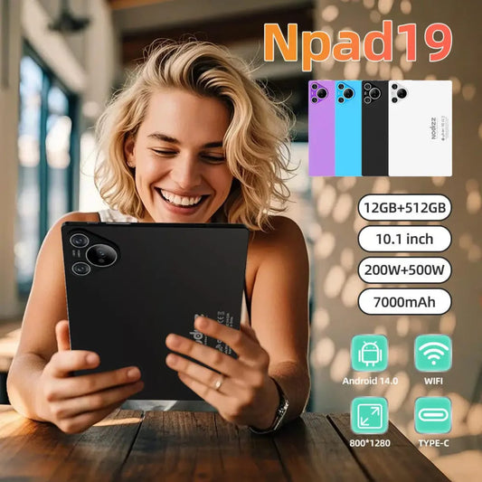 NPad 19 Nodizz tab 12Go 512Go 5G-bleu