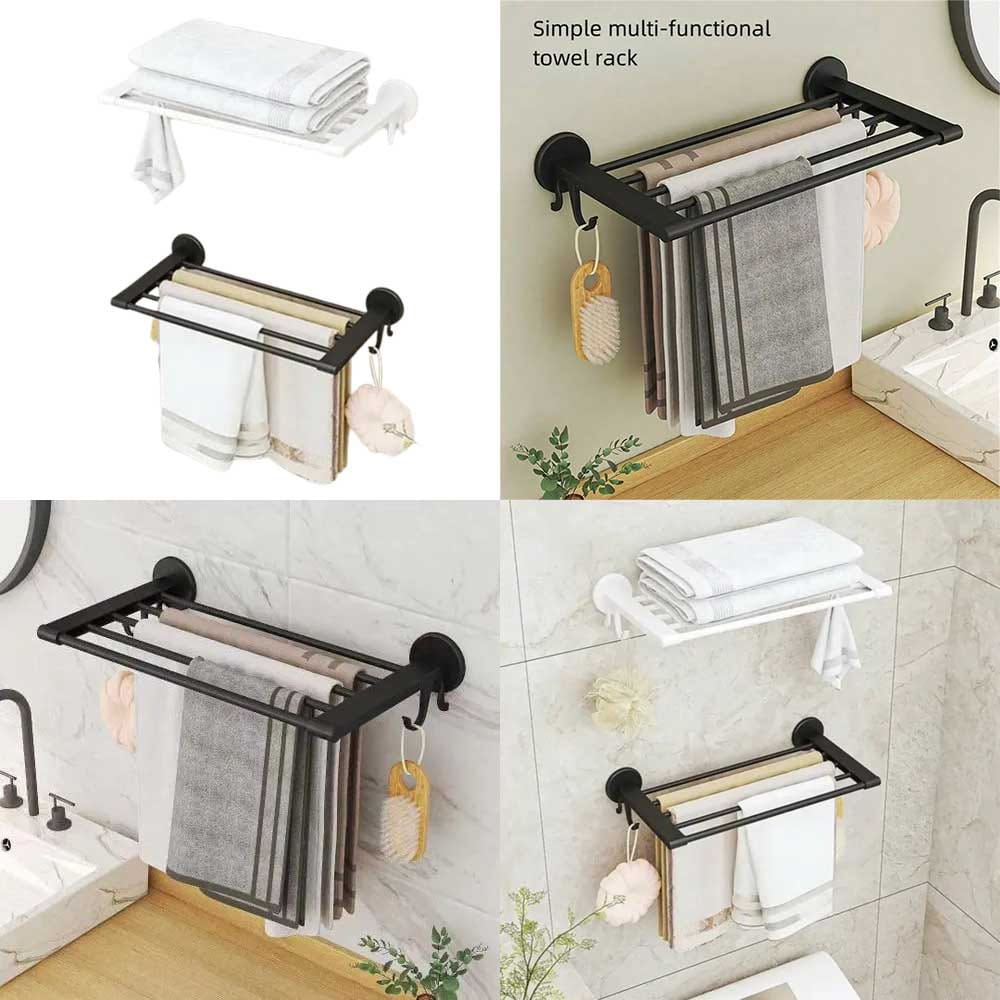 Porte-serviettes multifonction simple