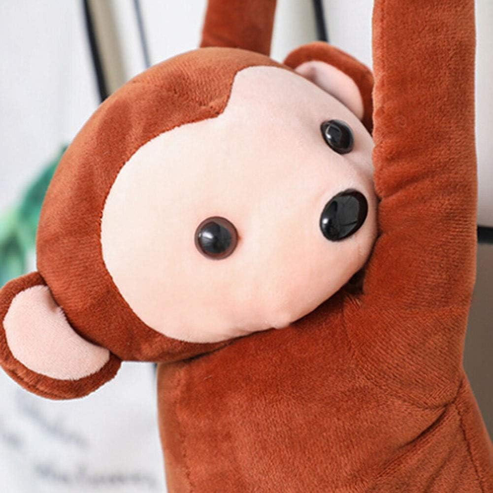 Belle Animal en Peluche Singe Boîte À Mouchoirs De Voiture