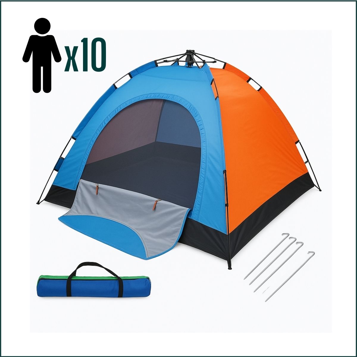 Tente de camping 10 places