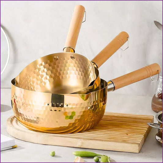 Set de 3 casseroles  martelé