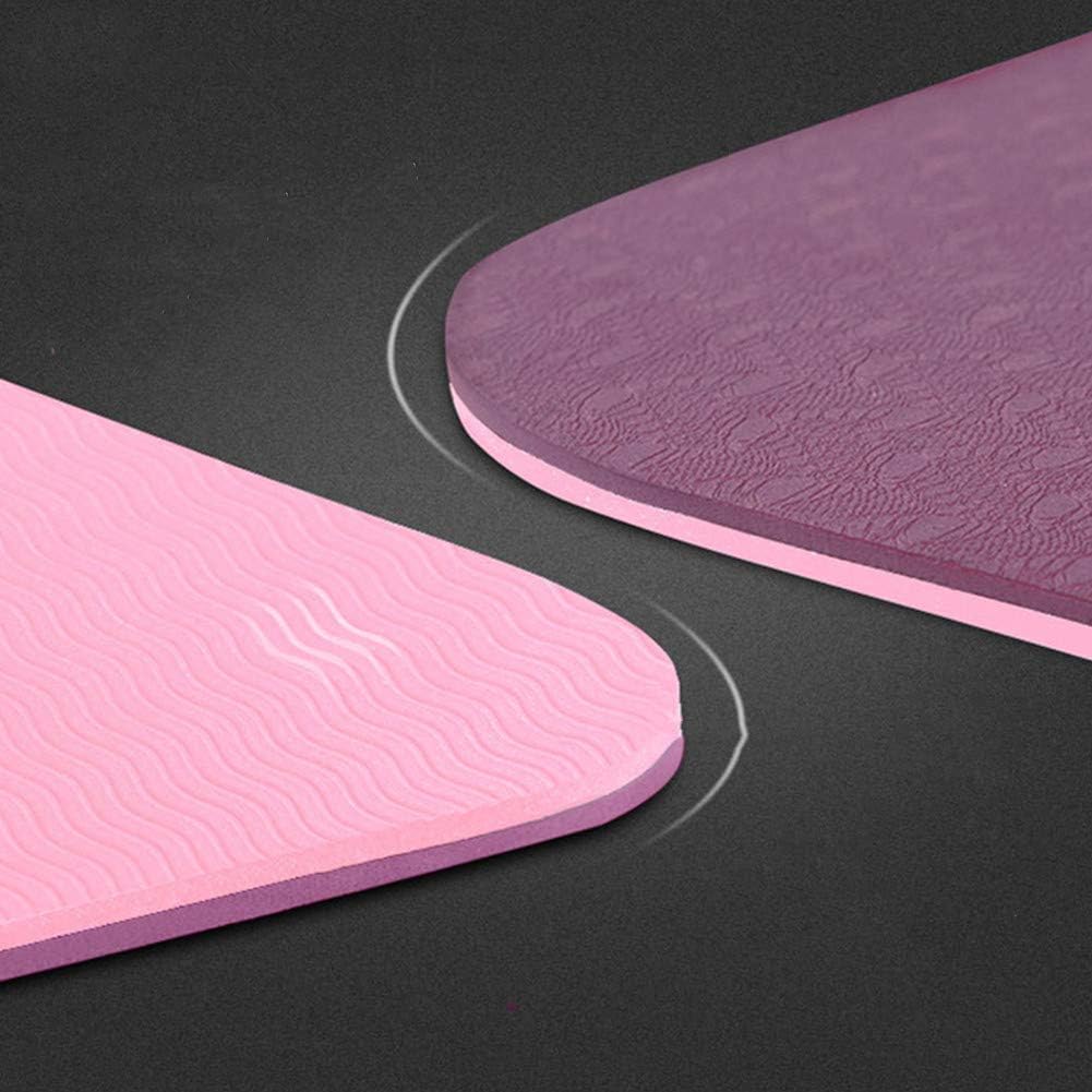 Tapis de Yoga TPE, Professionnel Double couche gymnastique, Fitness, Pilates