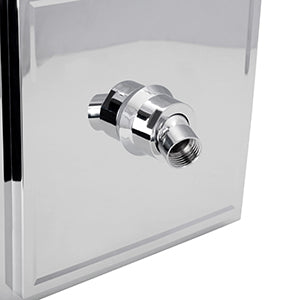 Colone de douche carre inox